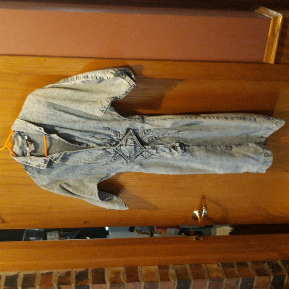 Jean dress, usa made, champagne west is brand , size 5